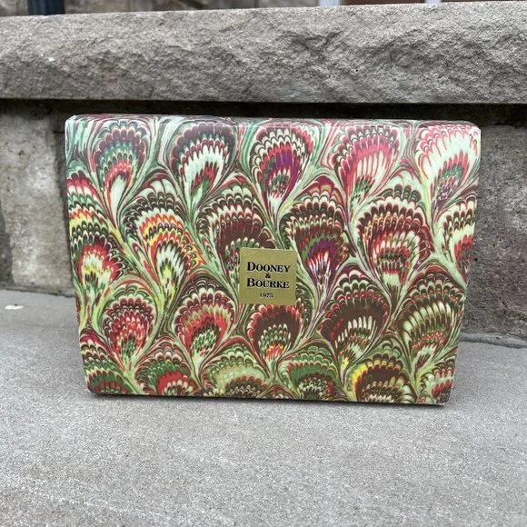 NIB DOONEY & BOURKE 1975 LEATHER WRISTLET Women's Brown Leather Wristlet - Picture 3 of 15